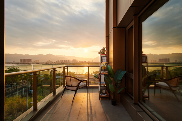 金辉江山铭著实景图