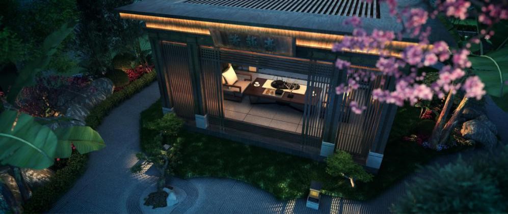 金辉项目院落效果图（6）