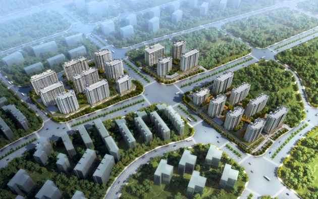 金辉项目鸟瞰效果图