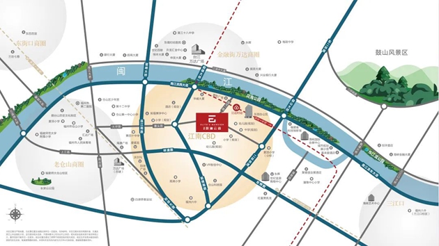 金辉项目区位图