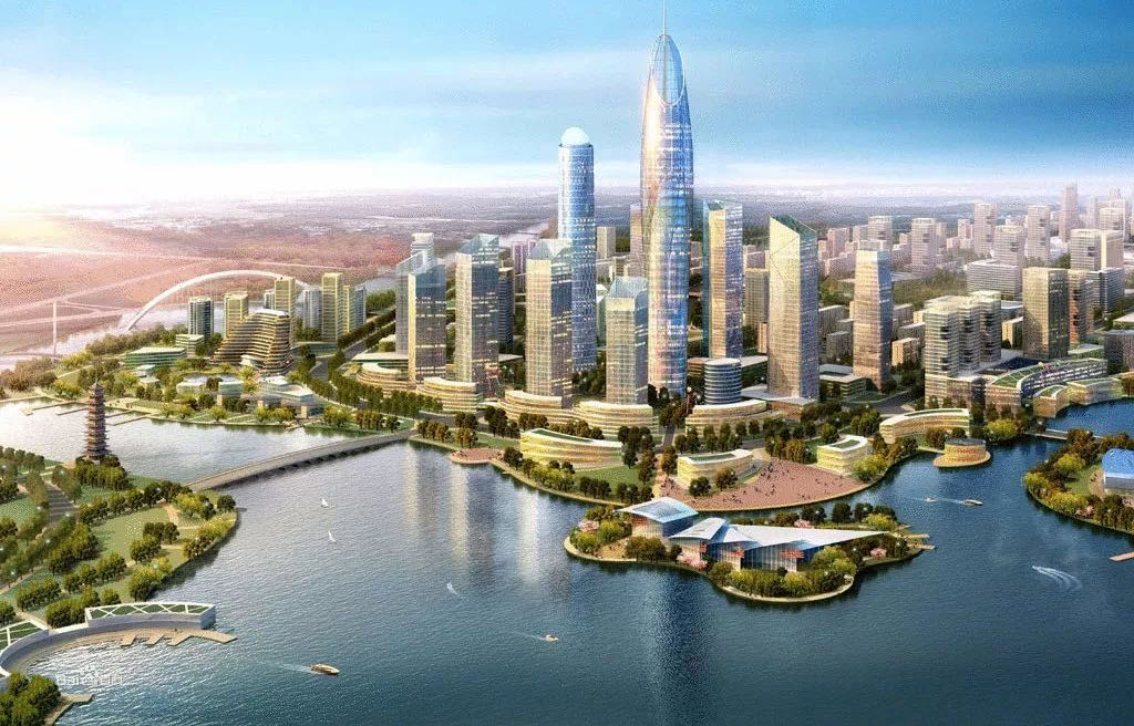 经开区滨河国际新城效果图