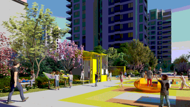 金辉地产项目金辉观澜云著效果图